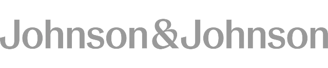 The image displays the Johnson & Johnson logo with the company name written in a classic, cursive black font against a transparent background, representing its enduring influence in global healthcare marketing.